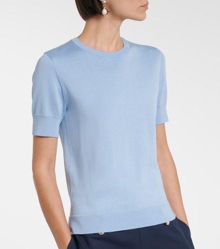 Camiseta de seda y algodón - Carolina Herrera - Modalova