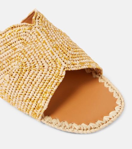 Clergerie Ineni raffia slides - Clergerie - Modalova
