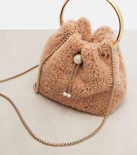 Secchiello Bon Bon Small in shearling - Jimmy Choo - Modalova