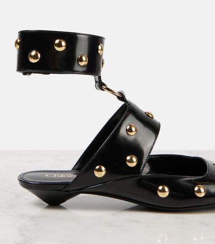 Chloe Jade studded leather flats - Chloe - Modalova