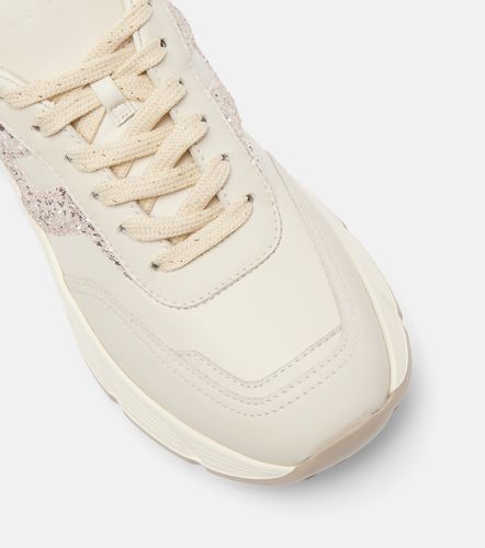 Hogan H669 glitter leather sneakers - Hogan - Modalova