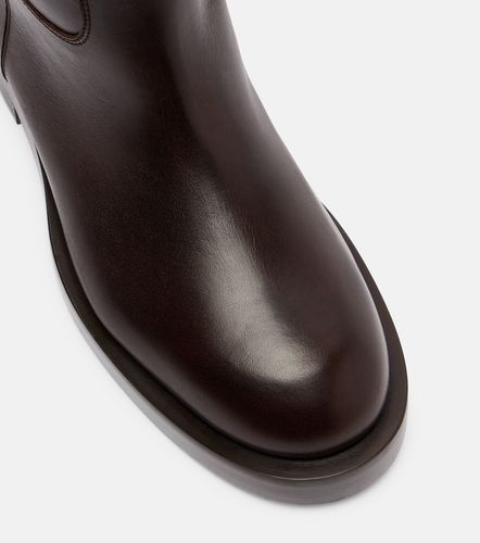 Botas altas de piel con borrego - Paris Texas - Modalova