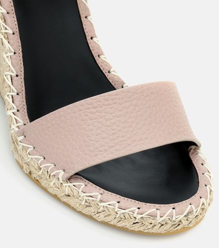 Rockstud Double leather wedge espadrilles - Valentino Garavani - Modalova