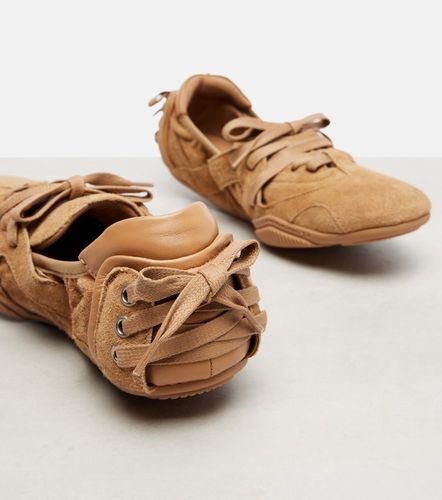 Sneakers in suede con pelle - Acne Studios - Modalova