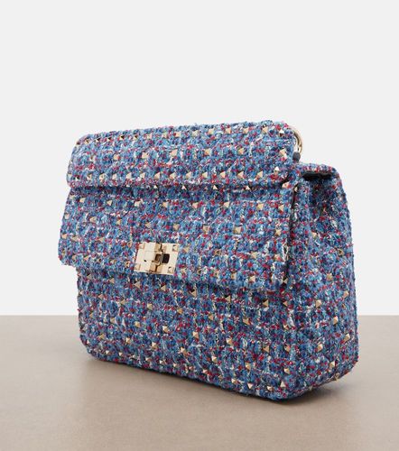 Rockstud Spike Medium tweed top-handle bag - Valentino Garavani - Modalova