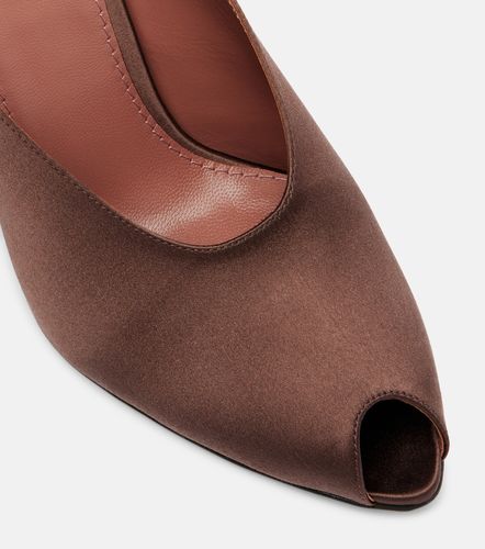 Mules con cuña Nina 105 de satén - Paris Texas - Modalova