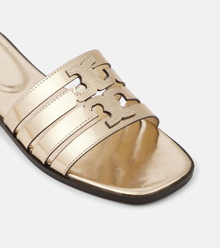 Ines metallic leather slides - Tory Burch - Modalova
