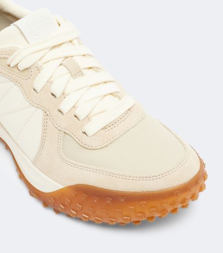 Corso suede-trimmed sneakers - Moncler - Modalova