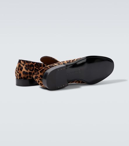 Mocassini con stampa leopardata - Gianvito Rossi - Modalova