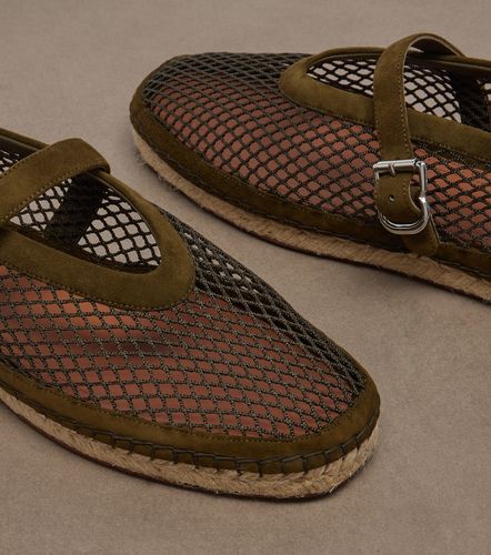 Alaïa Espadrillas in rete con pelle - Alaia - Modalova
