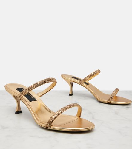 Mules 60 con cristalli - Dolce&Gabbana - Modalova