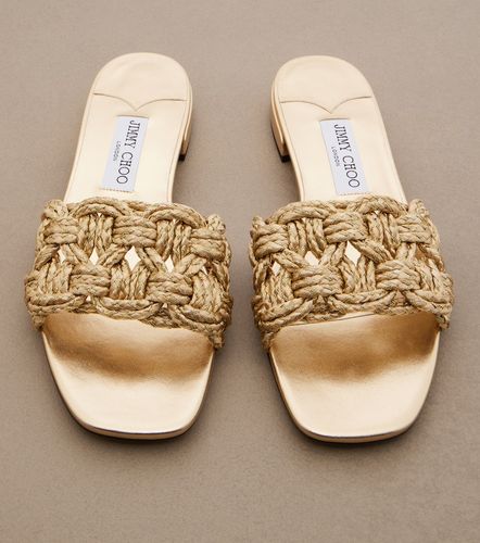 Jimmy Choo Chara woven slides - Jimmy Choo - Modalova