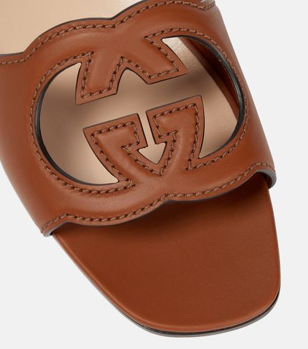 Sandali Interlocking G in pelle - Gucci - Modalova