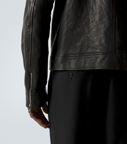 Leather blouson jacket - Dolce&Gabbana - Modalova