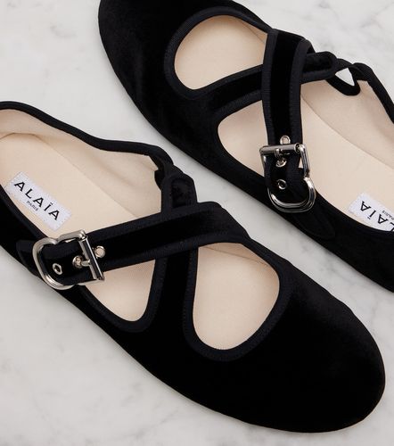 Alaïa Bailarinas de terciopelo - Alaia - Modalova