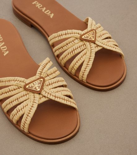 Prada Sandali effetto rafia - Prada - Modalova