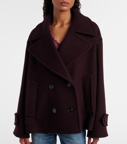 Double-breasted wool-blend coat - Chloe - Modalova