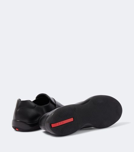 Prada Toblach leather penny loafers - Prada - Modalova