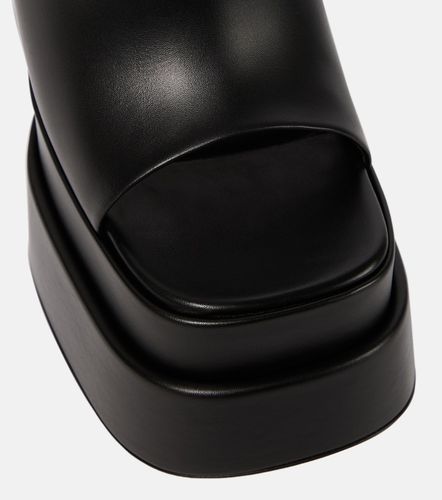 Versace Leather platform sandals - Versace - Modalova