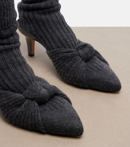 Chloe Ribbed-knit sock boots - Chloe - Modalova
