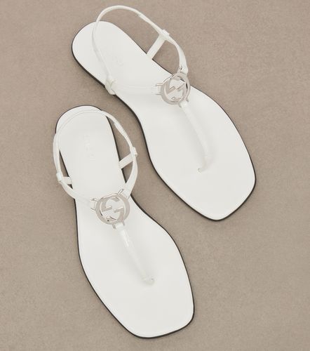 Sandalias Interlocking G de charol - Gucci - Modalova