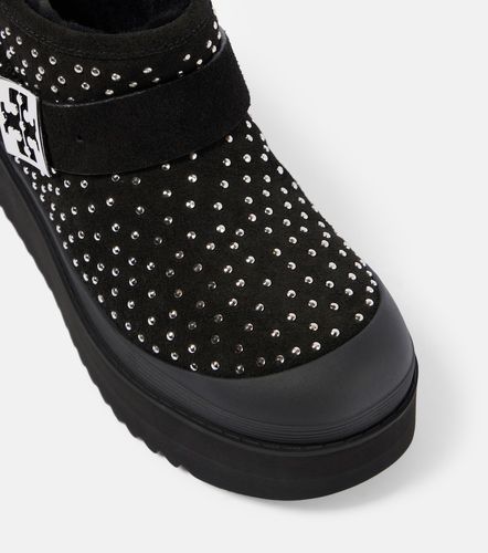 Botines Mellow con plataforma de ante - Tory Burch - Modalova