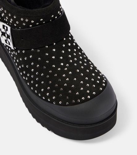 Mellow suede platform ankle boots - Tory Burch - Modalova