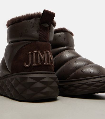 Xan shearling-lined leather snow boots - Jimmy Choo - Modalova