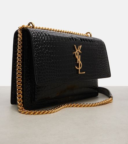 Bolso Sunset Medium de piel grabada - Saint Laurent - Modalova
