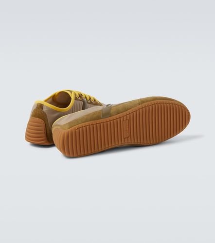 Slim suede-trimmed sneakers - Givenchy - Modalova