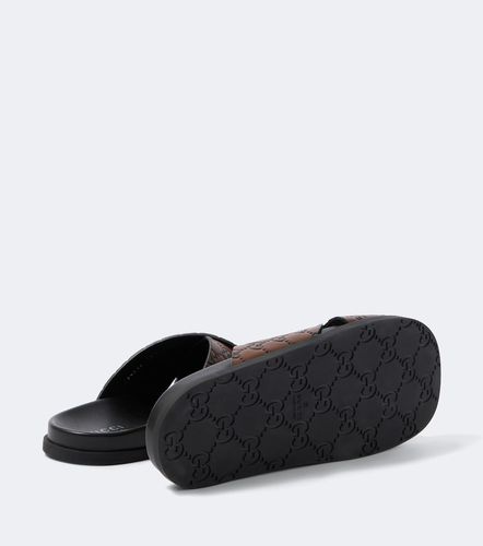 Gucci GG leather slides - Gucci - Modalova