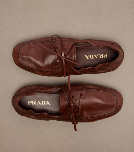 Scarpe da barca Shuffle in pelle - Prada - Modalova