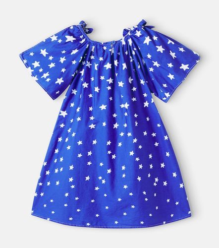 Fábula Vestido de algodón estampado con lazo - Fabula - Modalova