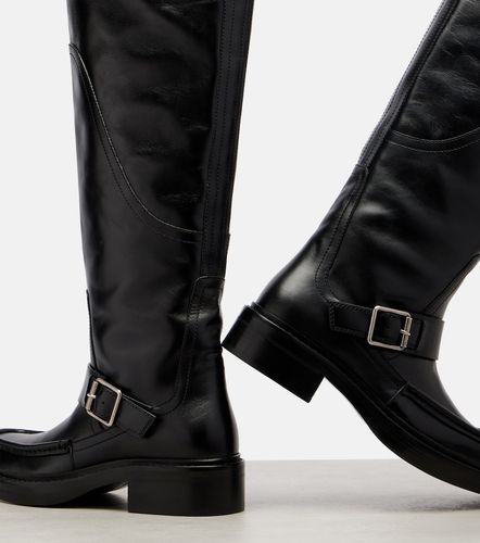 Botas mosqueteras Joe de piel - Saint Laurent - Modalova