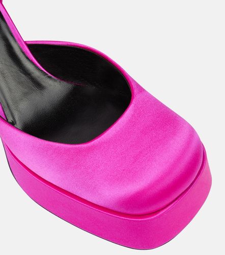 Medusa Aevitas satin platform pumps - Versace - Modalova