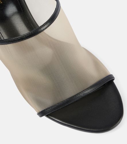 Sandali Marion in pelle e mesh con zeppa - Khaite - Modalova