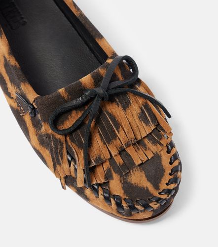 Indie leopard-print suede loafers - Paris Texas - Modalova