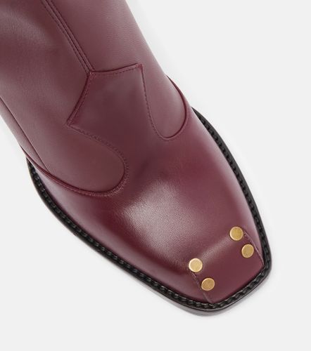 Studded leather knee-high boots - Etro - Modalova