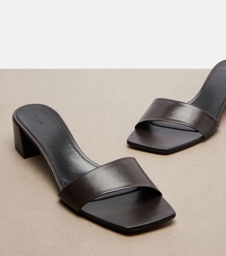 The Row Mules Chocolate de piel - The Row - Modalova