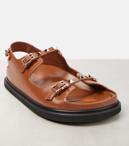 Rockstud leather sandals - Valentino Garavani - Modalova