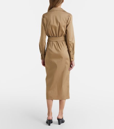 Beta cotton-blend satin wrap dress - Max Mara - Modalova