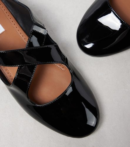 Alaïa Bailarinas Criss Cross de charol - Alaia - Modalova