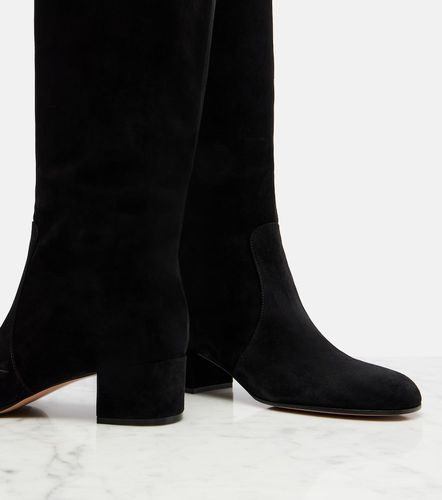 Suede knee-high boots - Gianvito Rossi - Modalova