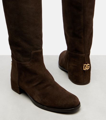 Botas mosqueteras de ante - Dolce&Gabbana - Modalova