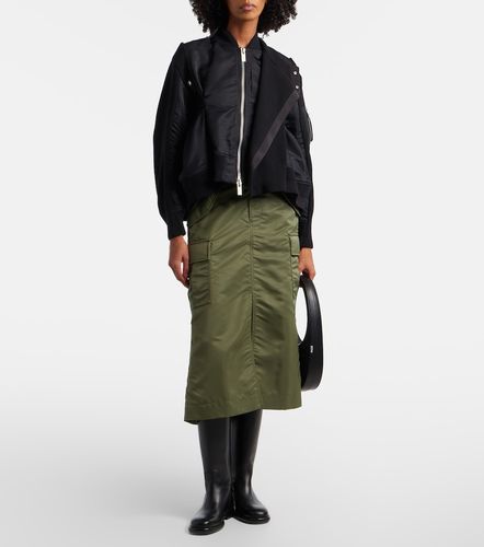 Sacai Paneled blouson jacket - Sacai - Modalova