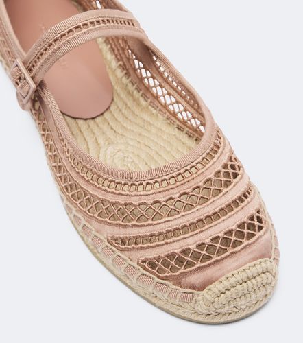 Open Weave Mary Jane satin espadrilles - Tory Burch - Modalova