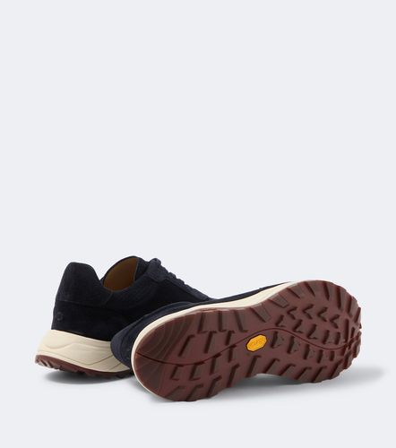 Fedeli Suede-trimmed sneakers - Fedeli - Modalova