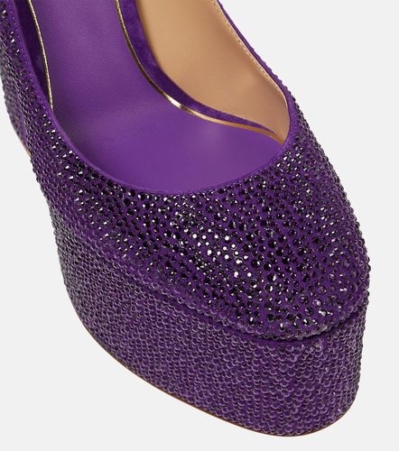 Pumps Tan-Go con cristalli e plateau - Valentino Garavani - Modalova