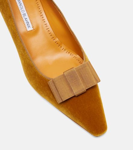 Pumps Reader 50 in velluto - Manolo Blahnik - Modalova