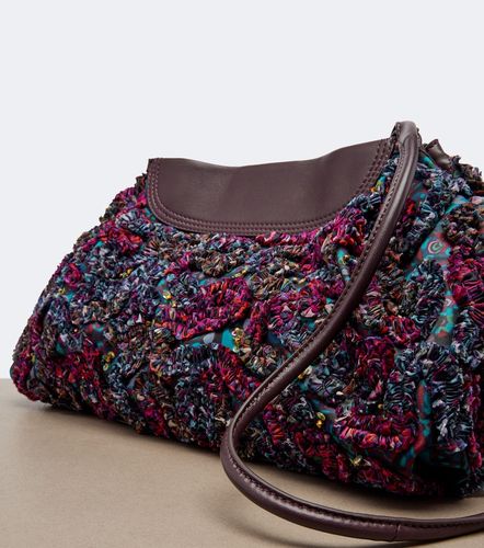 Clutch Small adornado con piel - Dries Van Noten - Modalova